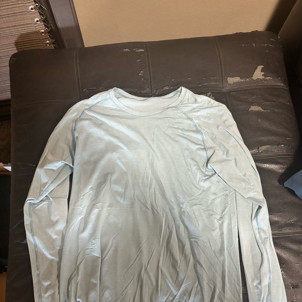 Lululemon Light Blue Men's Shirt